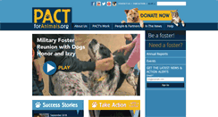 Desktop Screenshot of pactforanimals.org